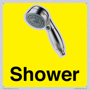 Shower Dementia Friendly Yellow 